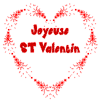 Gif animé joyeuse Saint Valentin éclatant